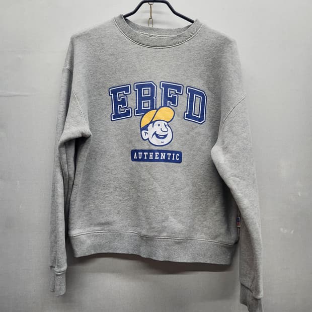 이벳필드 빅로고 프린팅 맨투맨 L