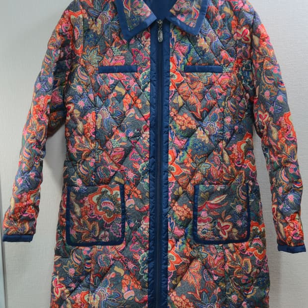 오일릴리 정품 M- 플라워 퀼팅 패딩