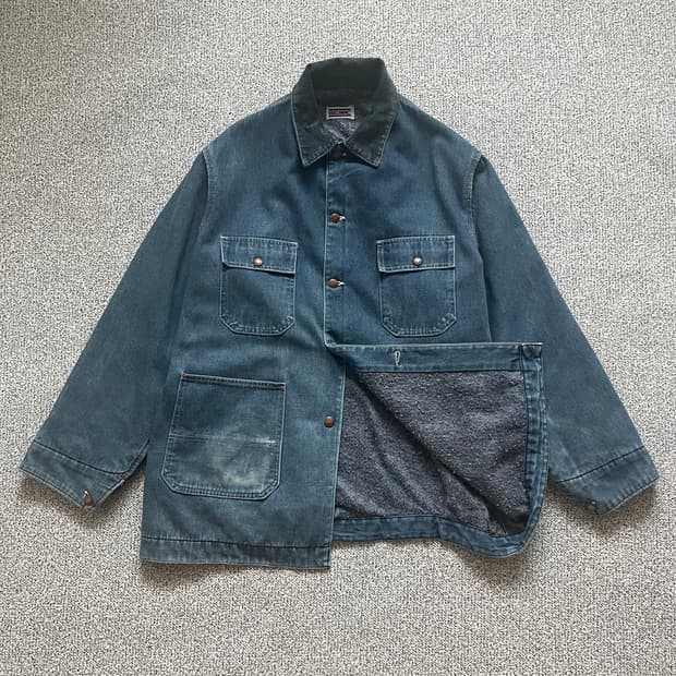 BIG MAC 블랭킷 라이너 데님 초어 코트