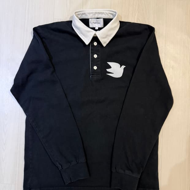 Palmes 그랜드 럭비 셔츠 블랙