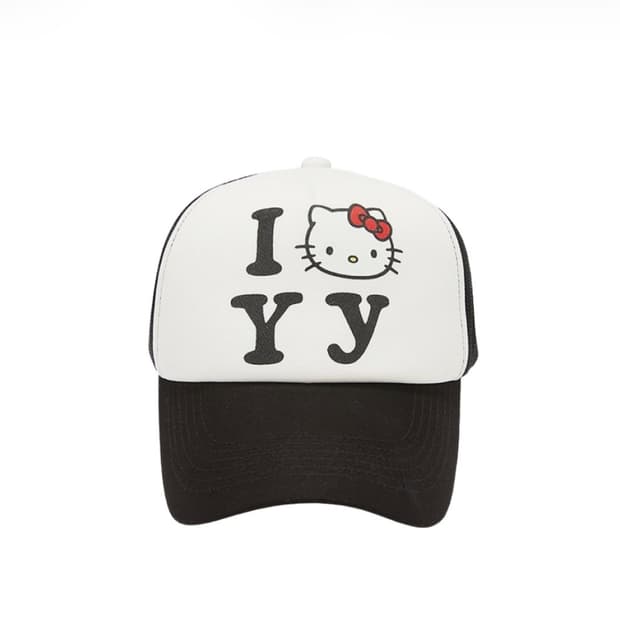 오픈와이와이 헬로키티 캡 블랙