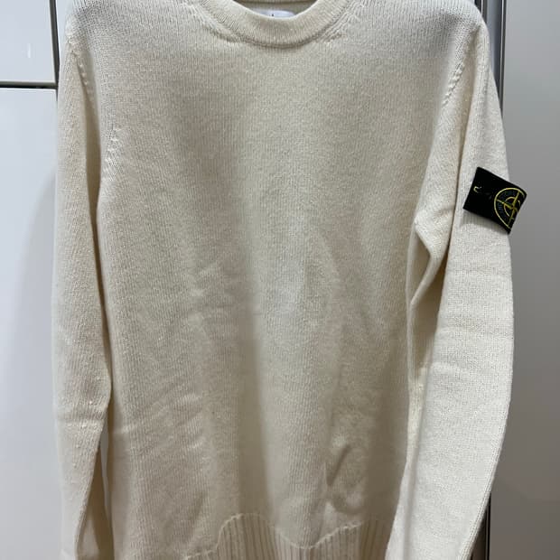 24fw 스톤아일랜드 아이보리니트 L (새상품)