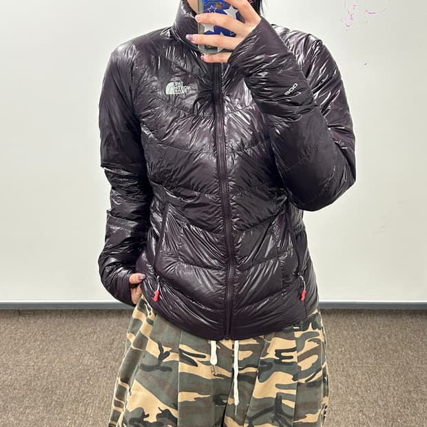 The north face 노스페이스 다크퍼플 900 패딩