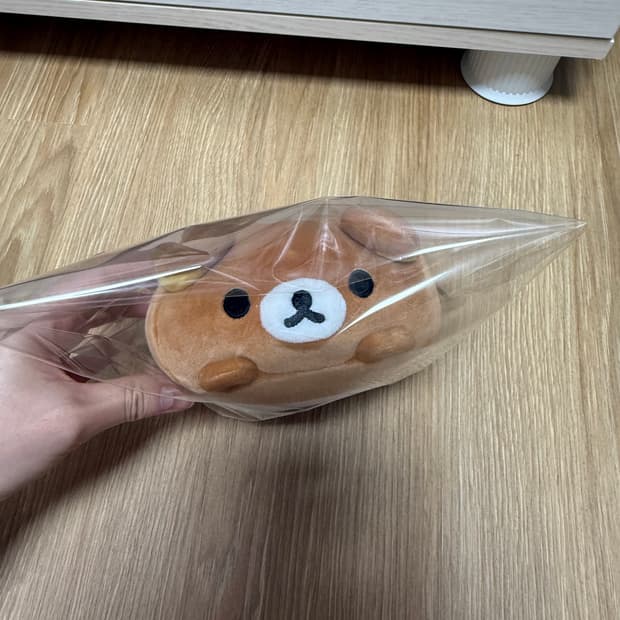 산엑스 정품 모찌 리락쿠마 인형