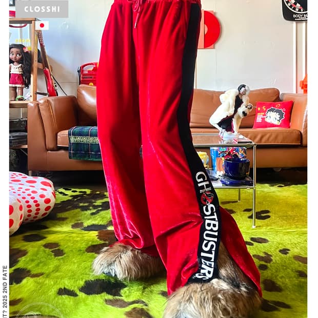 Ghost Busters X CLOSSHI Velour Pants