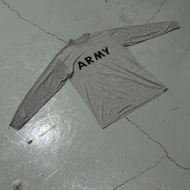 미군(U.S. Army) 밀리터리 IPFU 그레이 롱슬리브