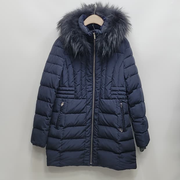 FANTOM 팬텀 라쿤퍼 후드 다운 롱 패딩 / 여 95 네이비
