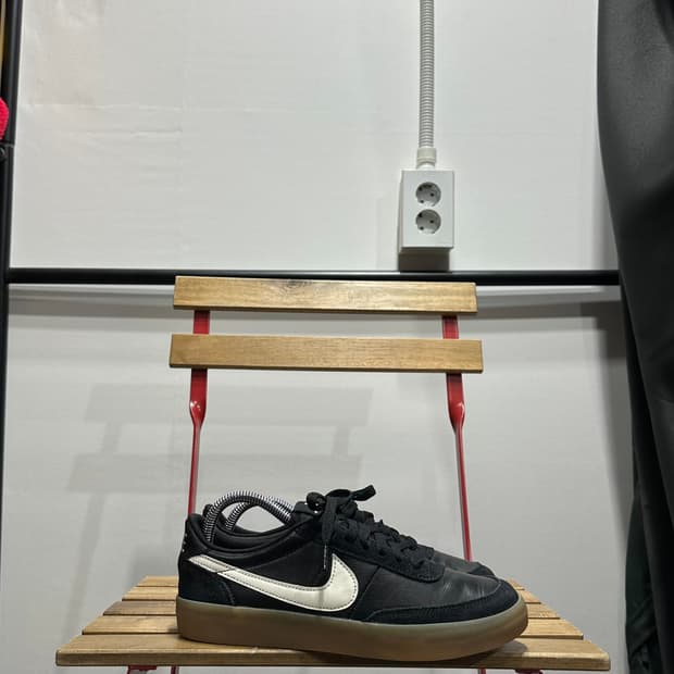 245) 나이키 운동화 여성 여자 신발 제이크루 킬샷 OG 블랙 검솔 