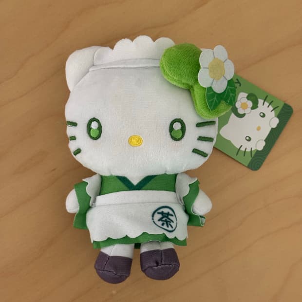 산리오 말차 키티 키링