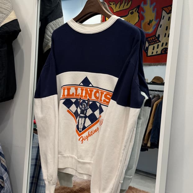 90s Dodger 빈티지 ILLINOIS 스웻셔츠 (made USA)