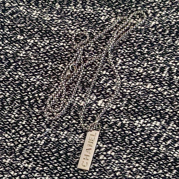 440 샤넬 롱 빈티지 목걸이 / 정품 업사이클링 남자 목걸이