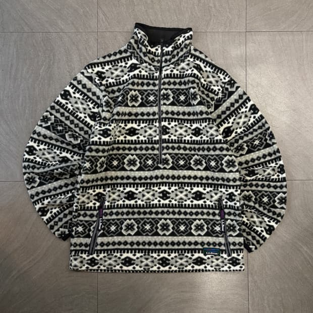 90s L.L.bean 90년대 생산 엘엘빈 아즈텍 플리스 신칠라