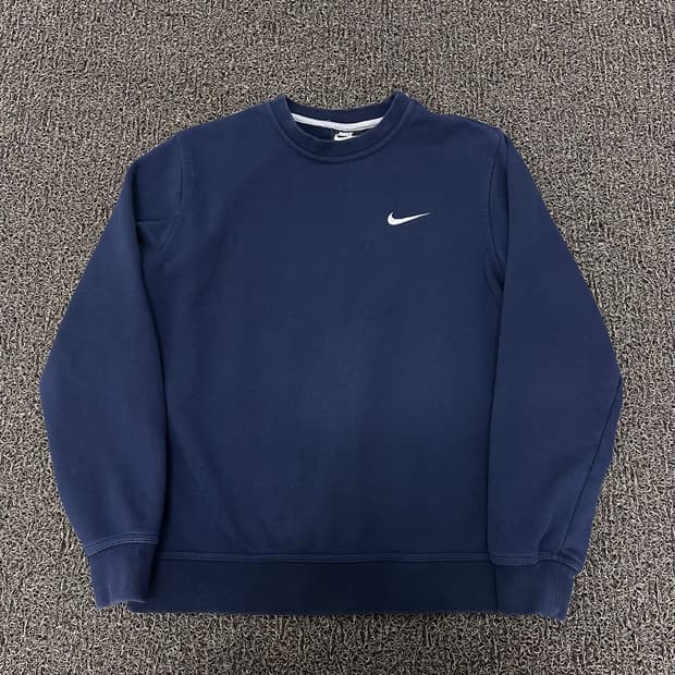 NIKE 나이키 여성 맨투맨 네이비 L