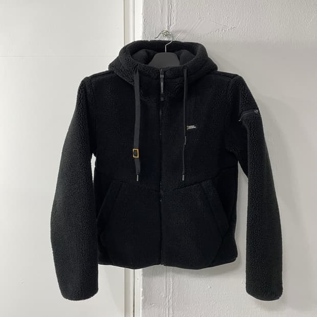 내셔널지오그래픽 뽀글이 후드집업