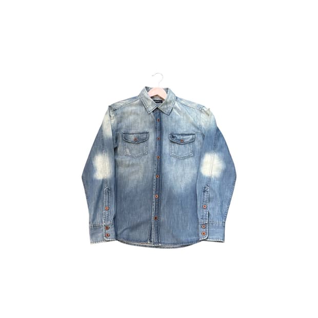 헤지스 남성 데님 셔츠 105사이즈