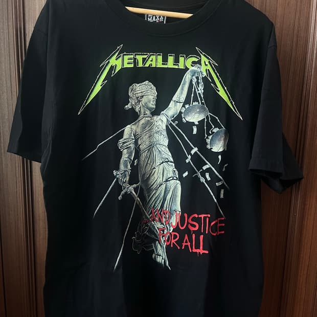 [XL] 메탈리카 반팔티