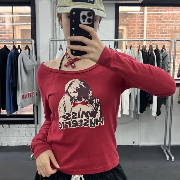 히스테릭 글래머 미스 히스테릭 초커 롱슬리브