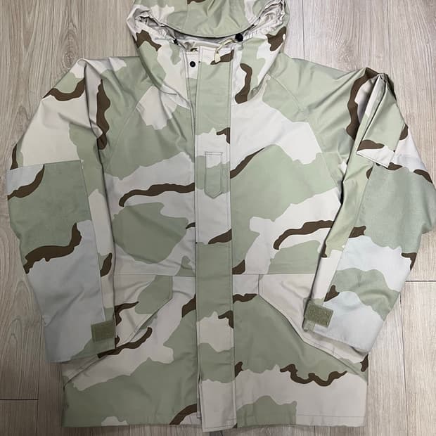 [m-r] 미군 고어텍스 데저트 사막 카모 dcu 파카 자켓