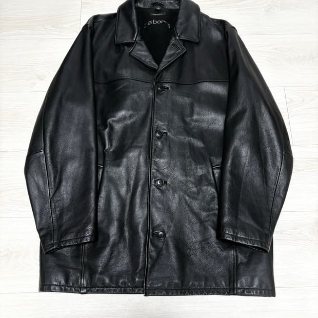 Vintage 레더 카코트 L size