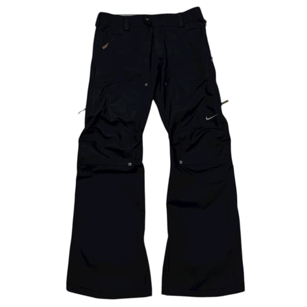 나이키 빈티지 커브드 스노우 보드팬츠 바지 블랙 S