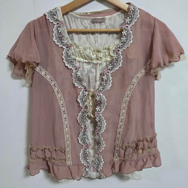 Vintage cardigan sleeveless set