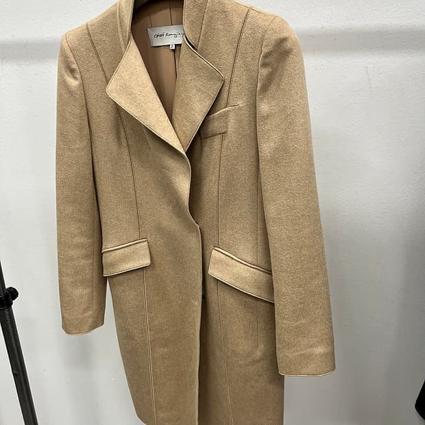 여) 오브제 콜롬보 캐시미어코트 