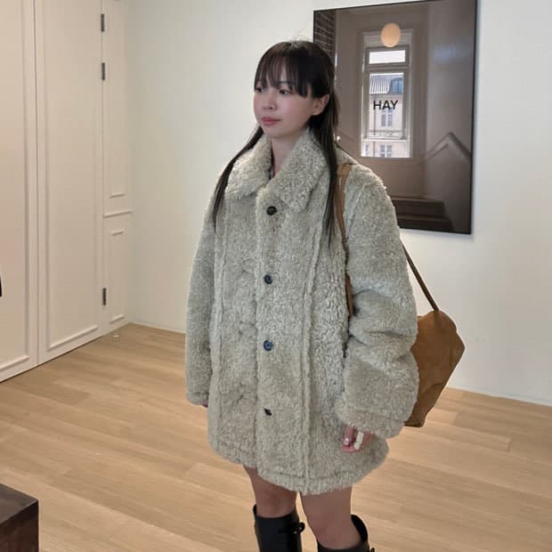 아우로 시어링 퍼코트