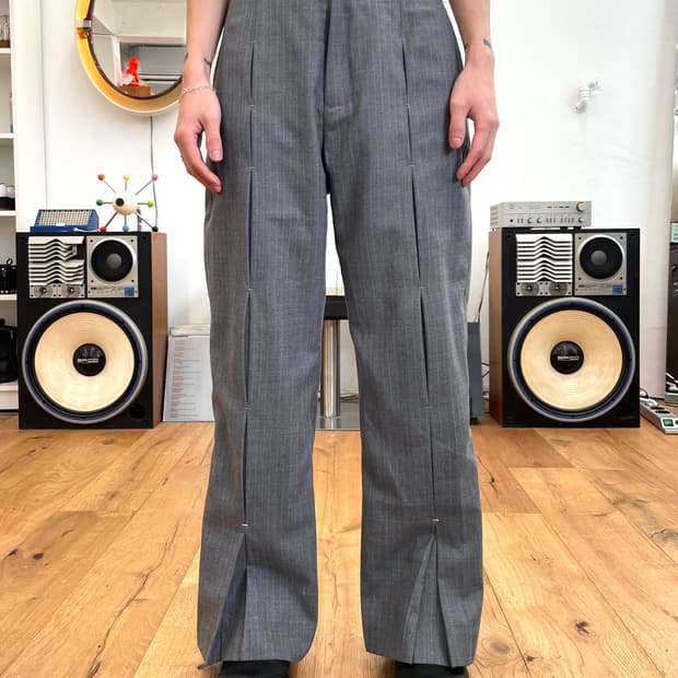 SODUK 스도쿠 스트라이프 슬랙스 팬츠