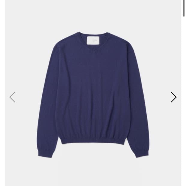 구해요! 강정석 브이넥 니트 50사이즈 퍼플