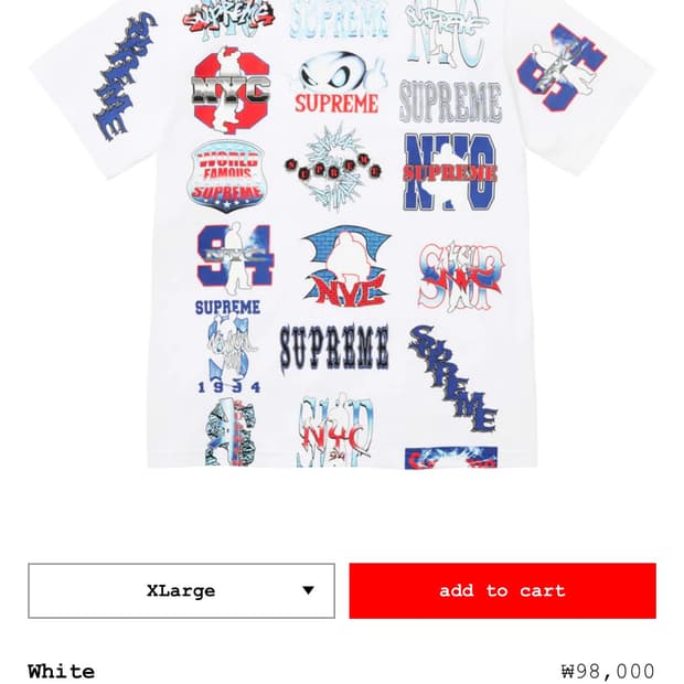 Supreme Art Dealer Flash Tee