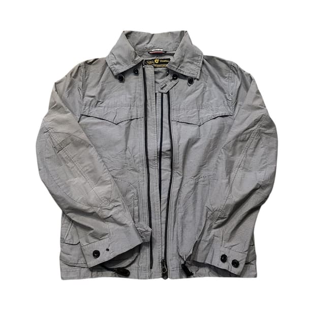 Navy 올메텍스 하운드투스 패턴 재킷 