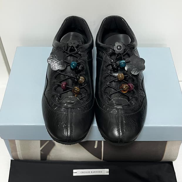 [37]세실리에 반센 25fw 블레이즈 비즈 슈즈/블랙