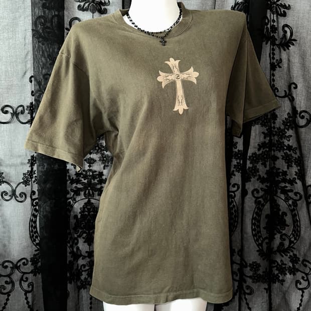 Khaki Cross Short Sleeve