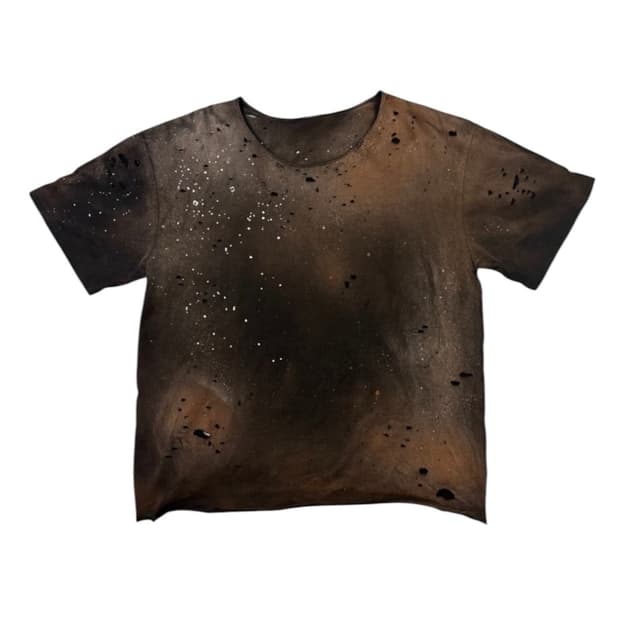 Vintage rusted bleached destroyed t