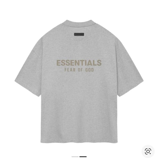 피어오브갓 에센셜 브이넥 오버 반팔 티셔츠 M 라이트헤더그레이