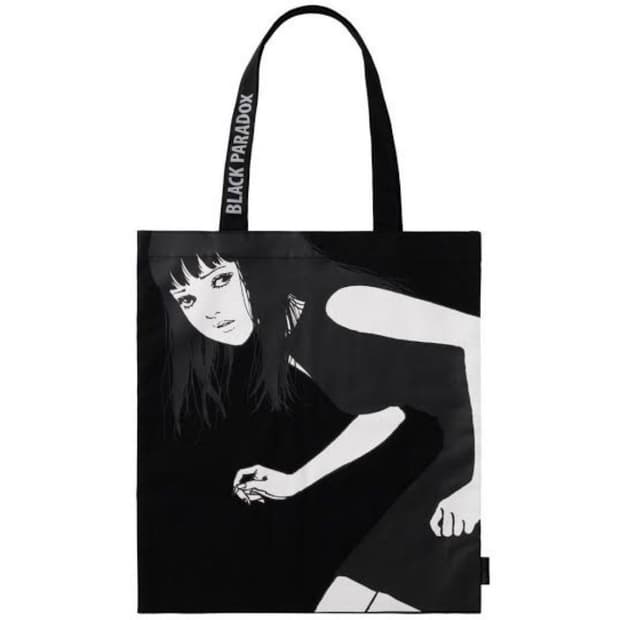 이토 준지전 유혹 블랙 패러독스 토트백