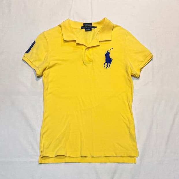 폴로 랄프로렌 빅포니 치프키프 카라티 옐로우
