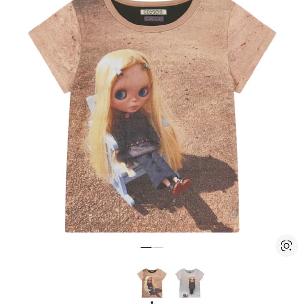 코이세이오 x 브라이스 시닉 그래픽 티셔츠 애쉬 브라운