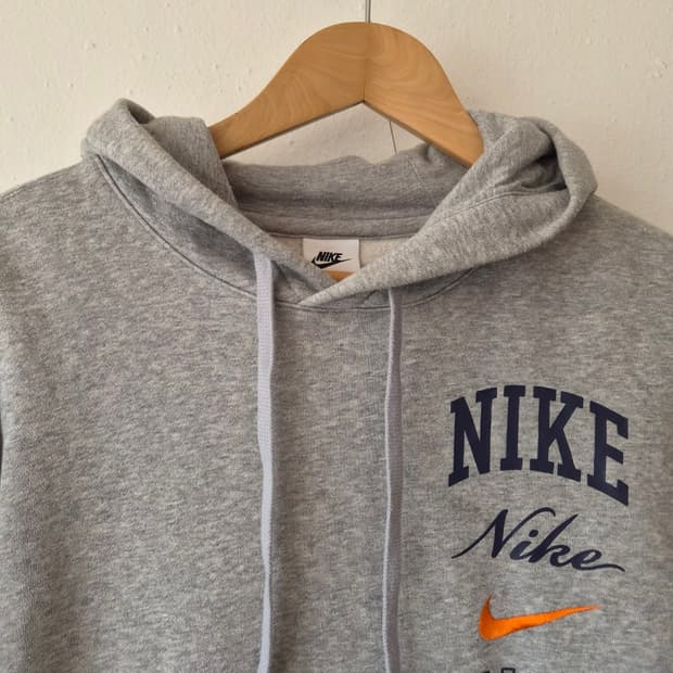 나이키 여성(주니어가능) 스우시로고 기모후드티셔츠 S사이즈