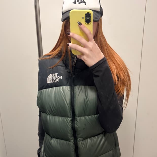 노스페이스 눕시 패딩 조끼 베스트