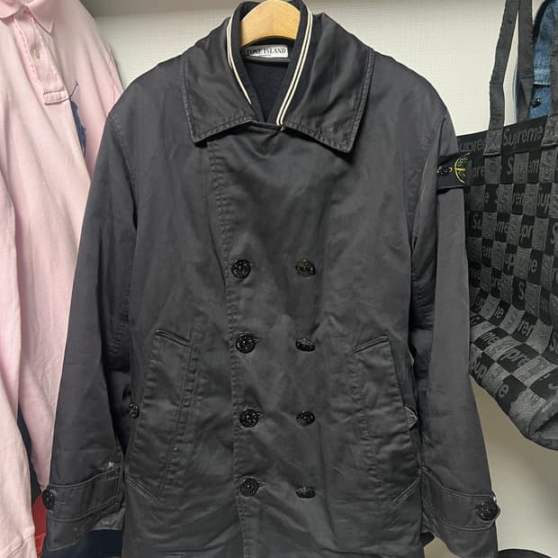 스톤아일랜드 Raso Gommato 피코트 (다비드 자켓)