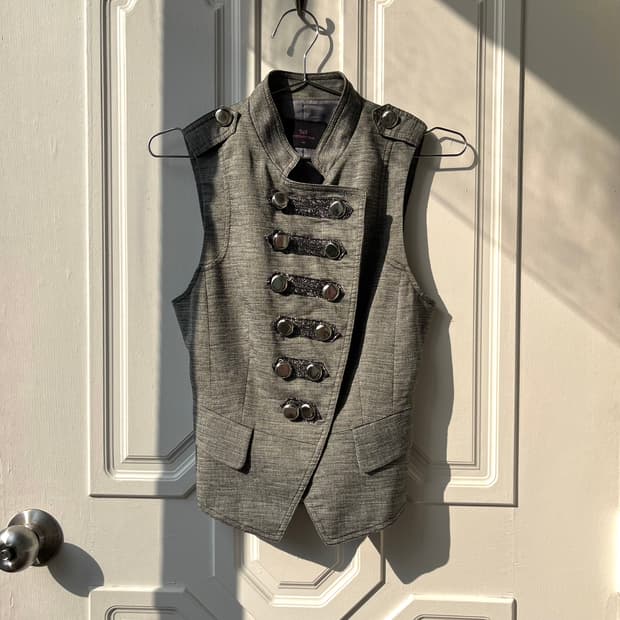 Vintage napoleon jacket 나폴레옹 베스트 자켓 그레이