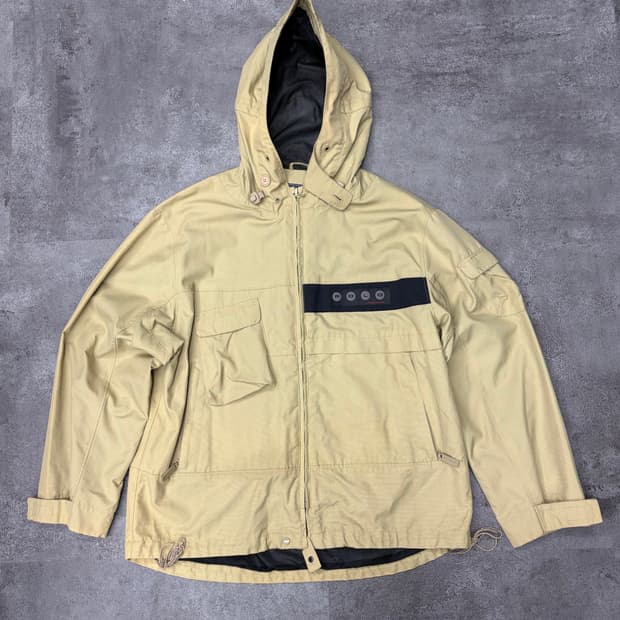 90s 폴로 스포츠 랄프로렌 베이지색 후드 자켓