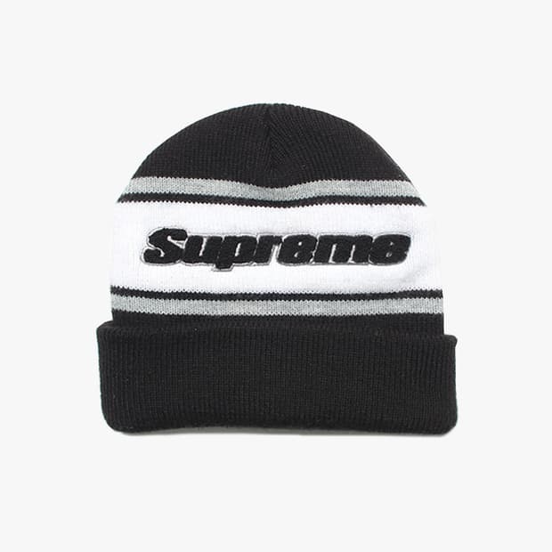  SUPREME "Black Beanie"