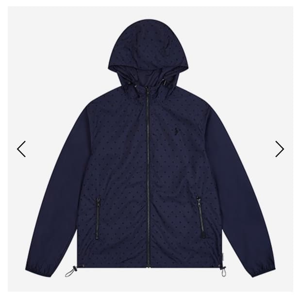 S CLEF DOT WINDBREAKER (NAVY)