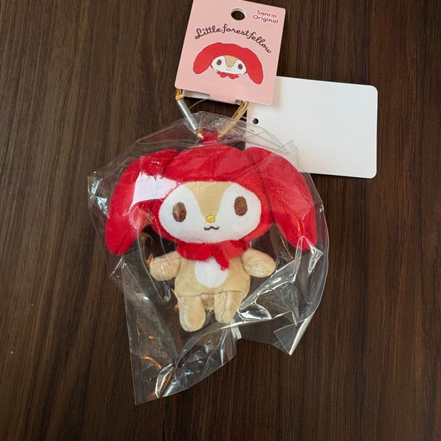 리틀포레스트펠로(메로) 하트 카라비너 인형 키링