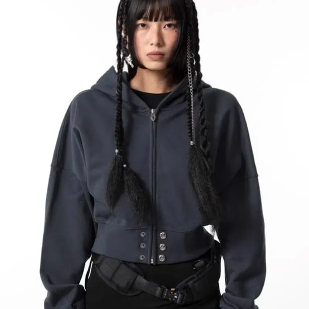 Leey yeel 엘이이와이 와이이이엘 후드집업