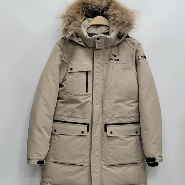 EIDER 아이더 라쿤후드 헤비 다운 패딩 자켓 / 남 M (여성가능)
