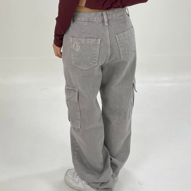 커스텀블루 카고팬츠
