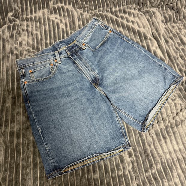 리바이스 468 스테이 루즈 쇼츠 팬츠 34사이즈